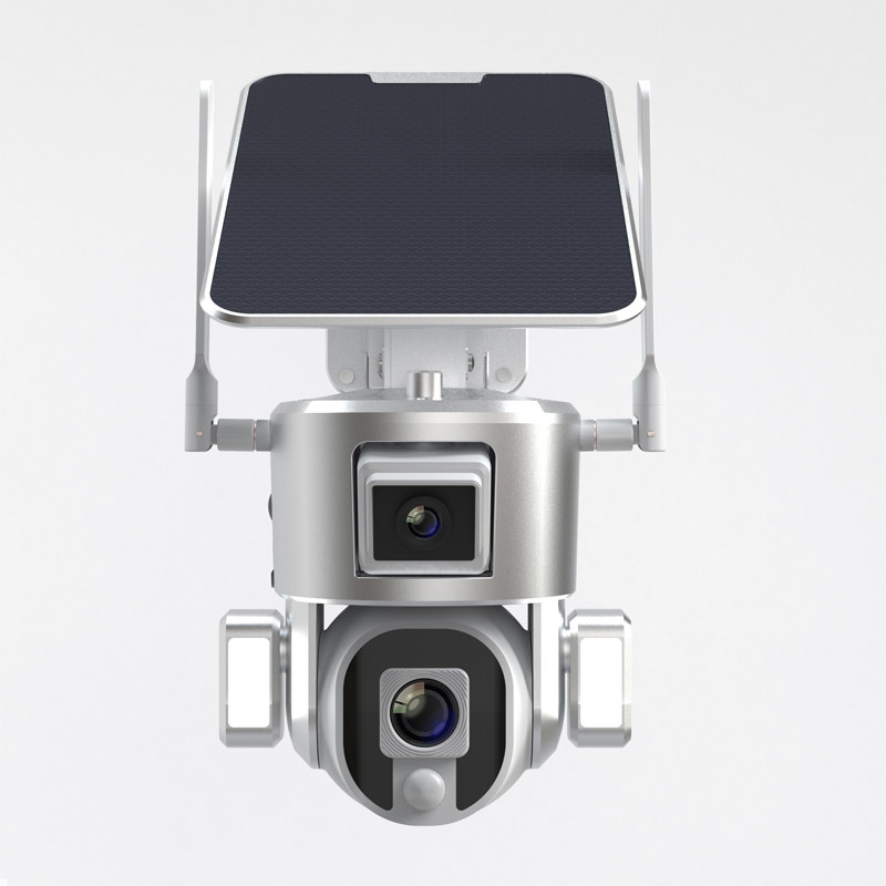 Dual Linkage Motion Detection Solar Security Camera
