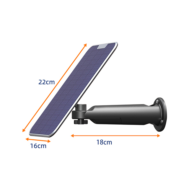 Extra Solar Panel Designed for Solar Dual Linkage PTZ Camera